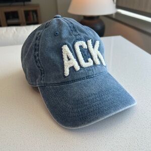 Nantucket Chenille Letter Baseball Cap